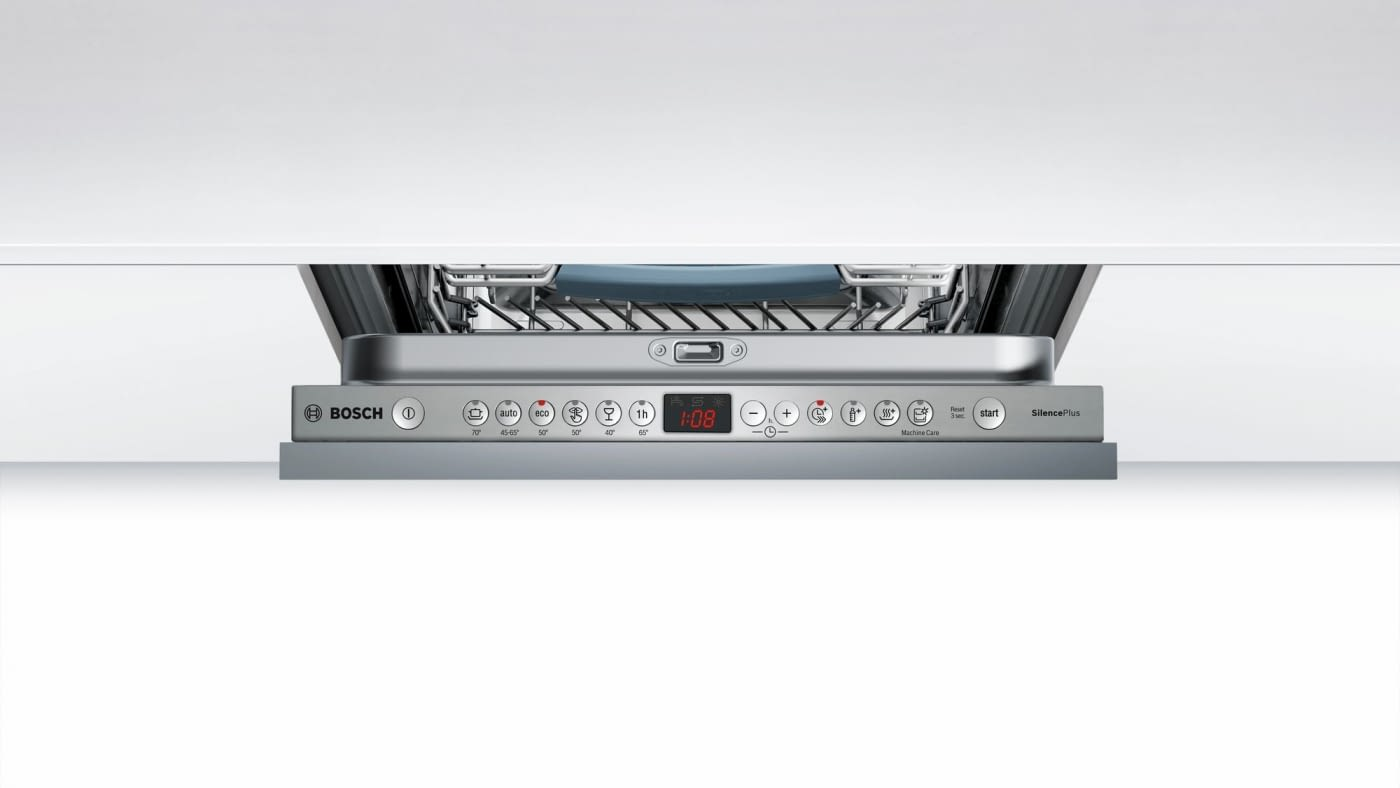 Lavavajillas integrable - Bosch SPV46FX00E, 10 servicios, 6 programas, 45 cm, Display, Inox