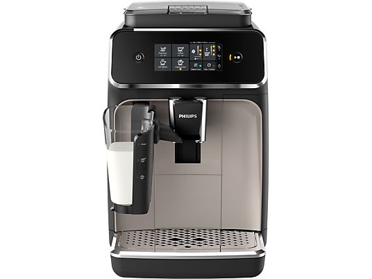 PHILIPS Series 2200 EP2235/49 - Kaffeevollautomat (Schwarz/Zinkbraun)