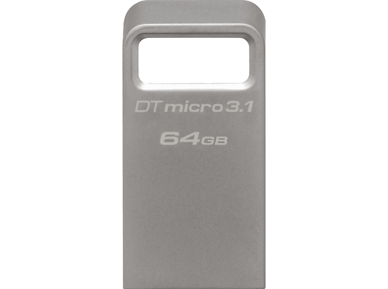 KINGSTON USB-stick DataTraveler Micro 3.1 64 GB Grijs (DTMC3/64GB)