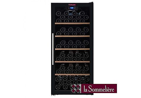 Vinoteca - La Sommelière, CVD117 enfriador de vino Independiente Negro 121 botellas, Clase B