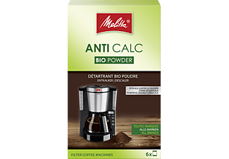 MELITTA Anti Calc Bio Powder - Avkalkningspulver för kaffebryggare 6-pack
