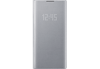 SAMSUNG LED View Cover, Bookcover, Samsung, Galaxy Note 10+, Silber
