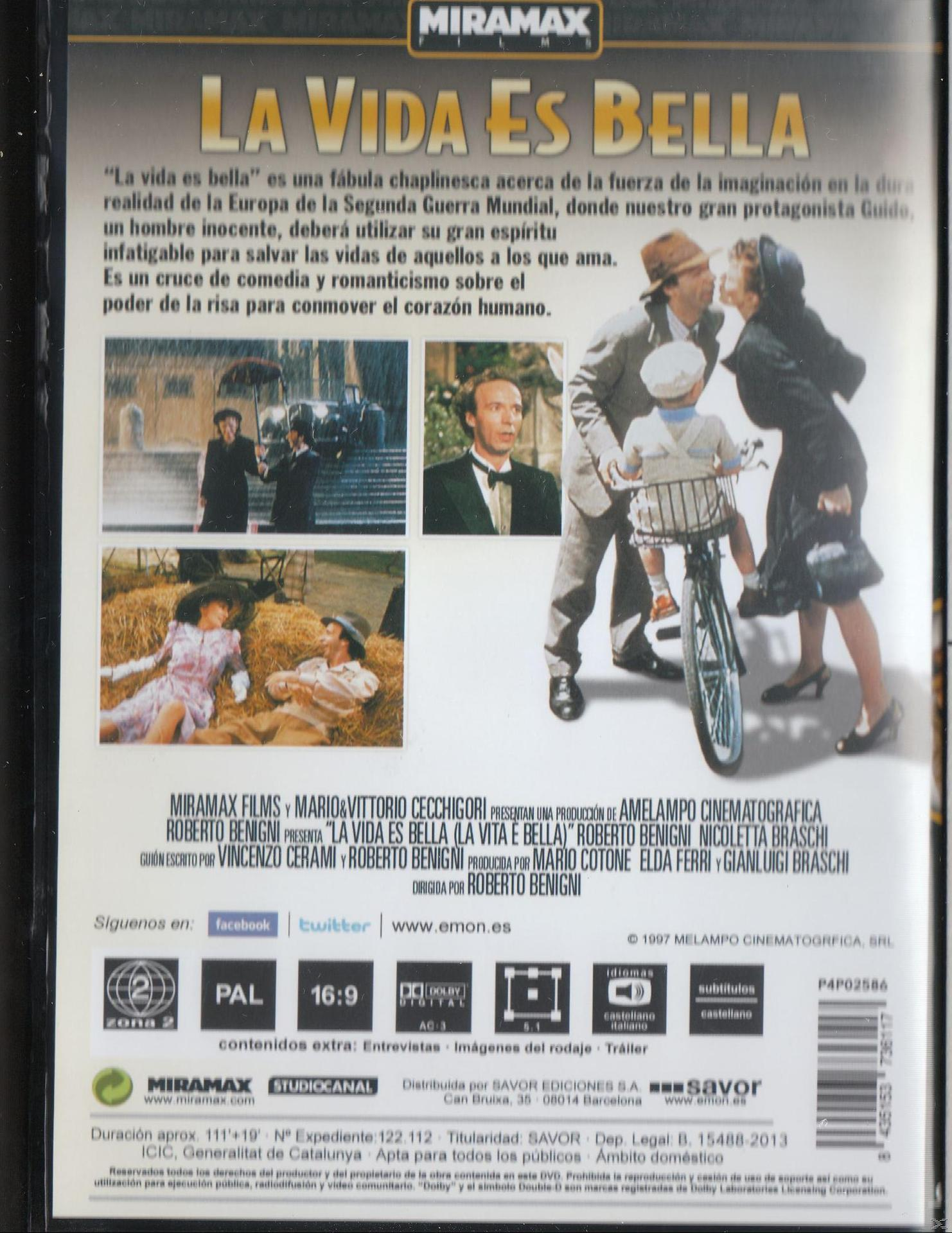La Vida Es Bella - DVD