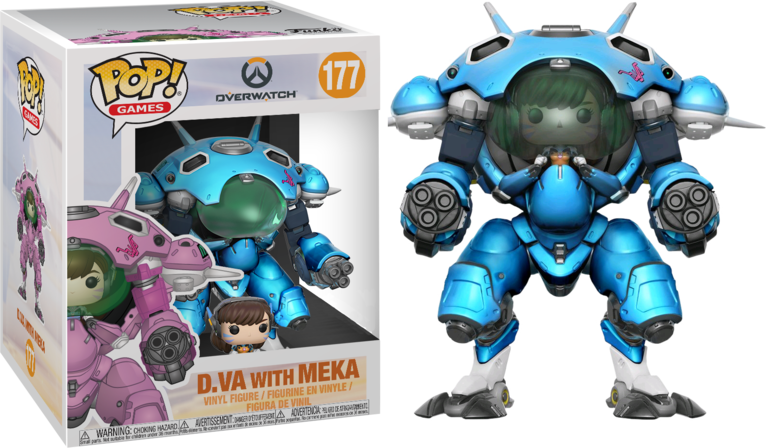 Figura Funko Pop! - D.VA con Meka Azul, Overwatch