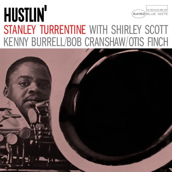 Albumcover: Stanley Turrentine mit Shirley Scott. Schwarz-Weiß-Bild mit Saxophon.