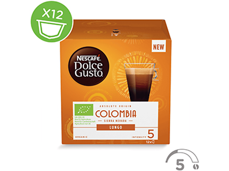 Cápsulas de Café Dolce Gusto Colombia Lungo