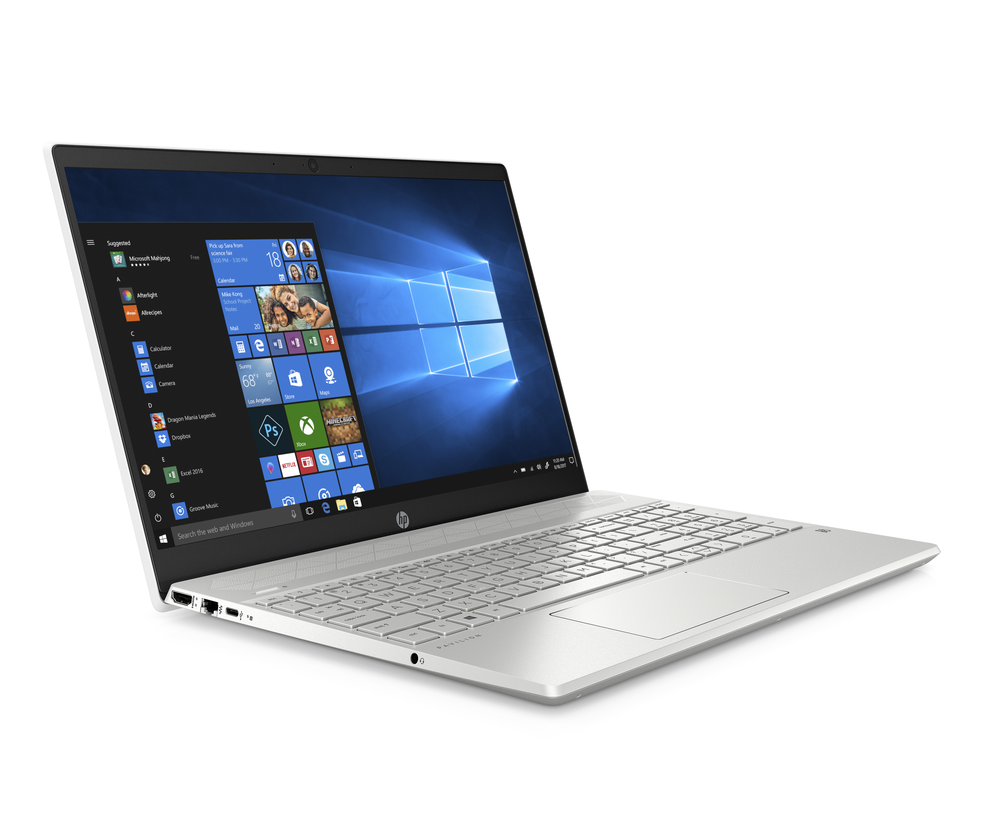 HP Pavilion Notebook 15-cs2018nt /i5-8265U/ 8GB / 512 SSD/ MX150 2GB GDDR5/ Laptop Beyaz 6ZT56EA