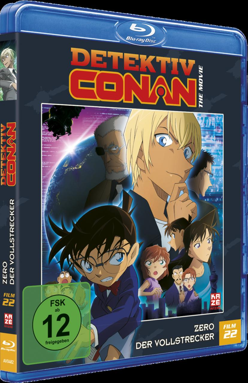 Detektiv Conan Film Blu-ray-Cover, animierte Charaktere.