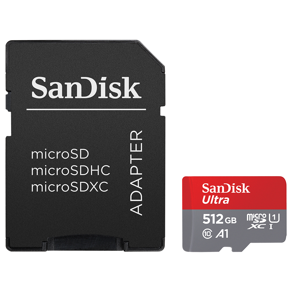 SANDISK Ultra®, Micro-SDXC Speicherkarte, 512 GB, 100 MB/s