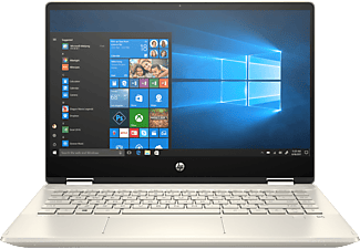 HP Pavilion x360 14-dh0704nz - Convertible 2 in 1 Laptop (14 ", 256 GB SSD, Gold)