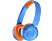 JBL JBL JR300BT - On-Ear Cuffie - Safe Sound (<lt/>85 dB) - Blu - Cuffie Bluetooth per bambini (On-ear, Blu/Arancia)