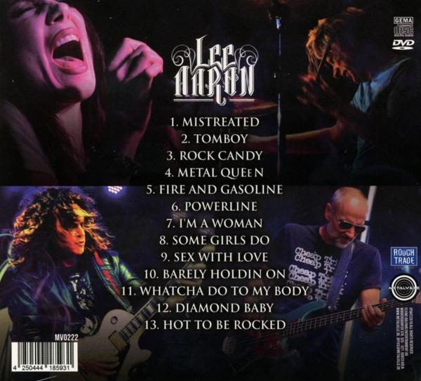 Lee Aaron - Power,Soul,Rock - N\'Roll-Live + DVD Germany (CD Video) In