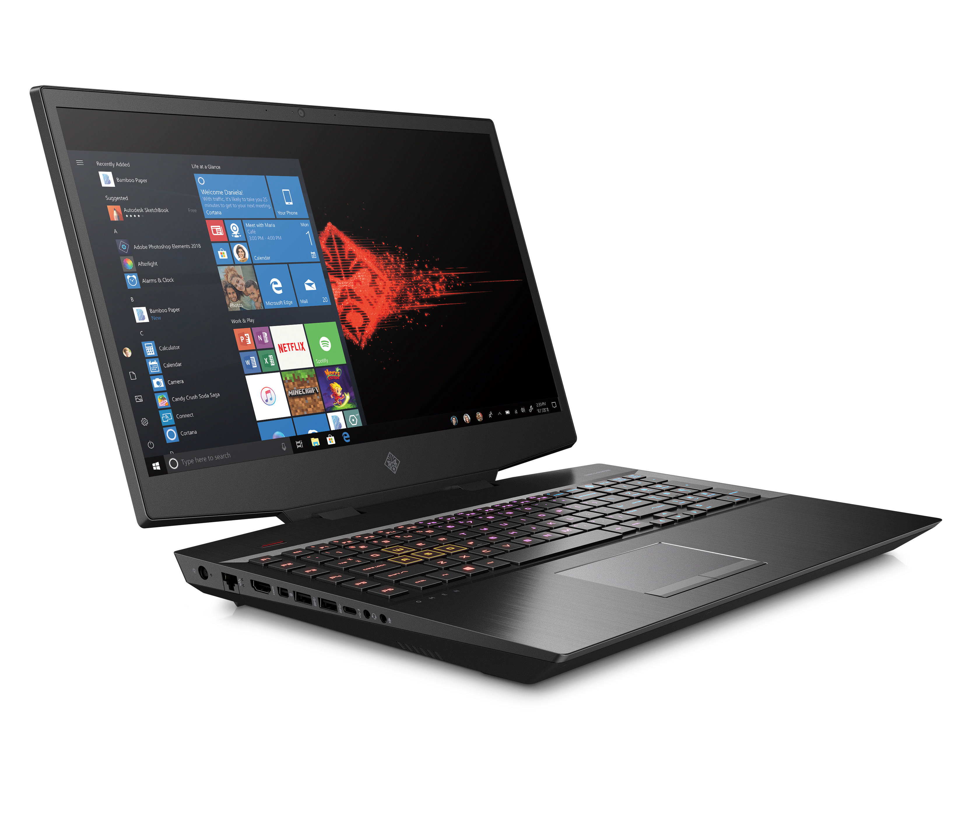 HP Omen/i9-9880H/ 32GB/ 2TB+512 SSD/ Nvidia RTX2080 8GB GDDR6/FHD / Gaming Laptop 6ZL10EA