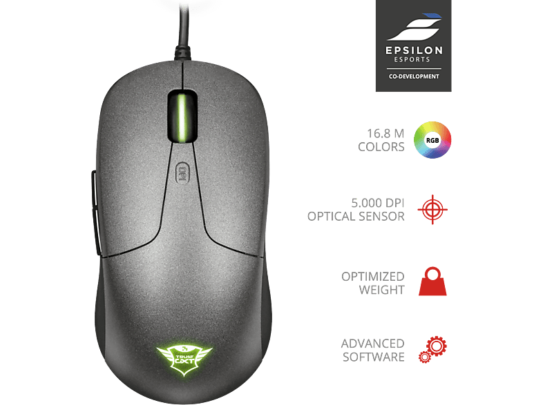 TRUST Gamingmuis GXT 180 Kusan Pro (22401)