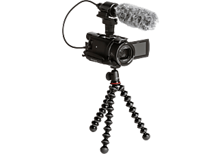 SONY FDR-AX53 + ECM-CG60 + Joby Gorilla Pod - Camcorder Kit (Schwarz)