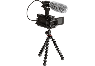 SONY FDR-AX53 + ECM-CG60 + Joby Gorilla Pod - Kit caméscope (Noir)