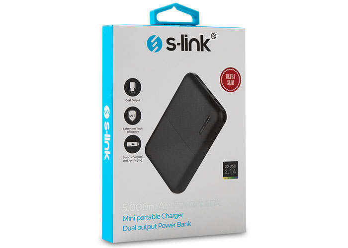 S-LINK IP-G55 5000mAh Taşınabilir Şarj Cihazı Siyah