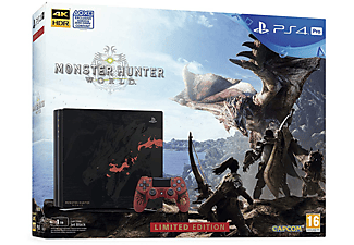 Consola PS4 Pro 1TB + (Ed. Limitada) + Monster Hunter: World