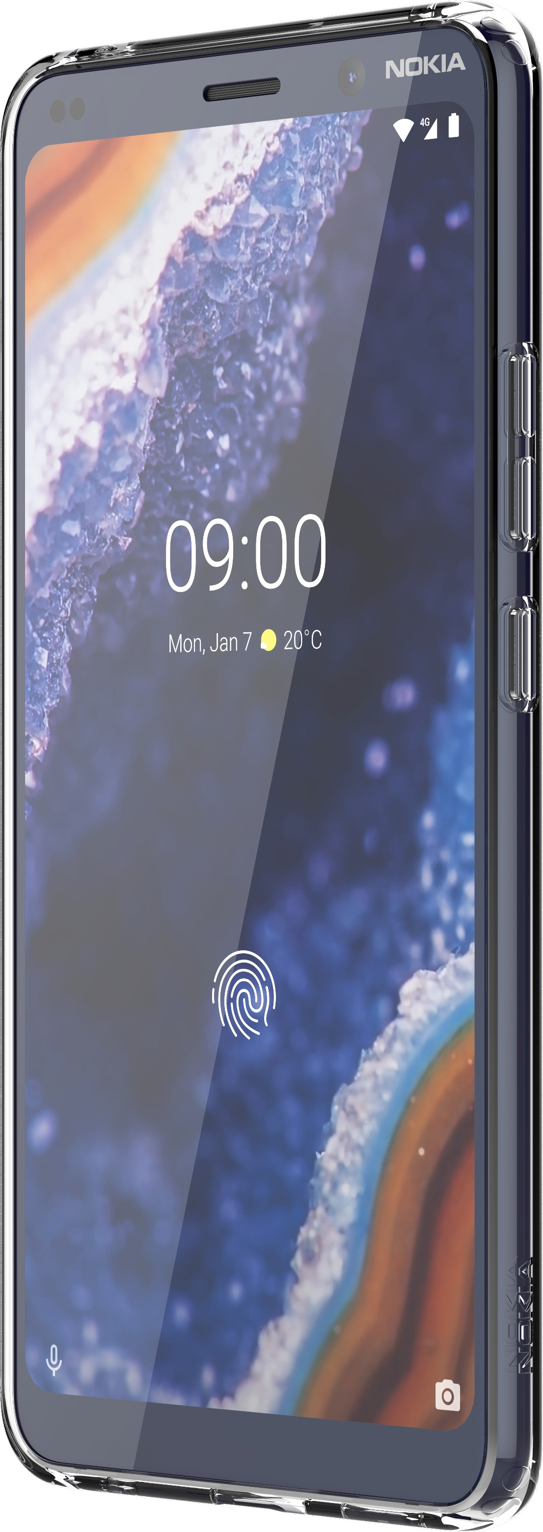 NOKIA Premium Clear Case CC-190, Backcover, Nokia, 9 PureView, Transparent