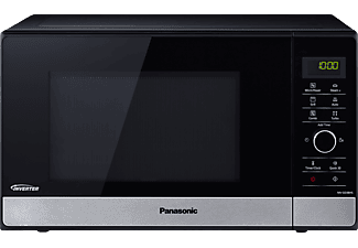 PANASONIC Panasonic NN-GD38HSWPG - Fondo a microonde con grill - 1000 W - Nero/Acciaio inox - Microonde con grill (Nero)