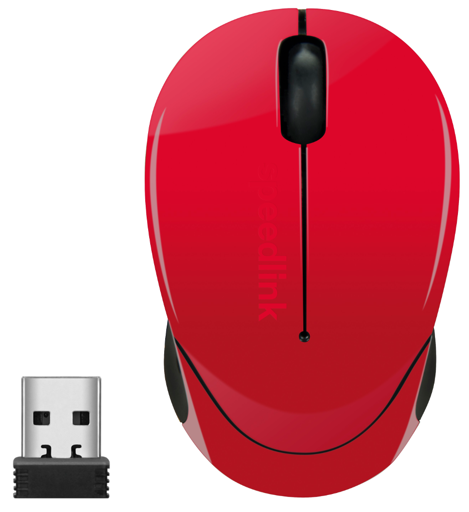 SPEED LINK BEENIE vezeték nélküli egér, piros (SL630012RD)