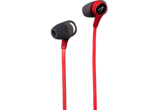 HYPERX Cloud Earbuds - Cuffie gaming, Nero/Rosso