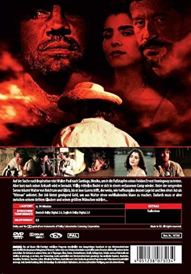 Rückseite einer DVD-Hülle mit Filmstills und Text auf Deutsch.