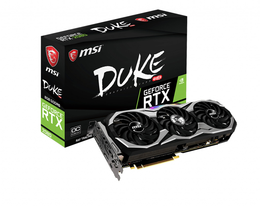 MSI GeForce RTX™ 2080 Duke 8G OC (V372-041R) (NVIDIA, Grafikkarte)