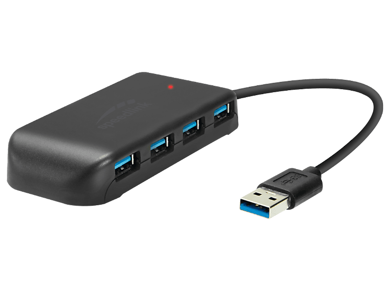 SPEED LINK SNAPPY EVO USB Hub, 7-Port, USB 3.0, aktív, fekete ...