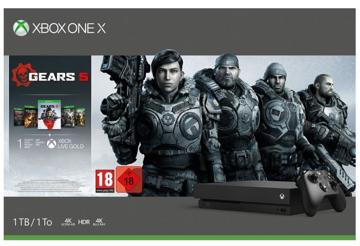 Consola - Microsoft Xbox One X, 1TB + Gears Of War 5