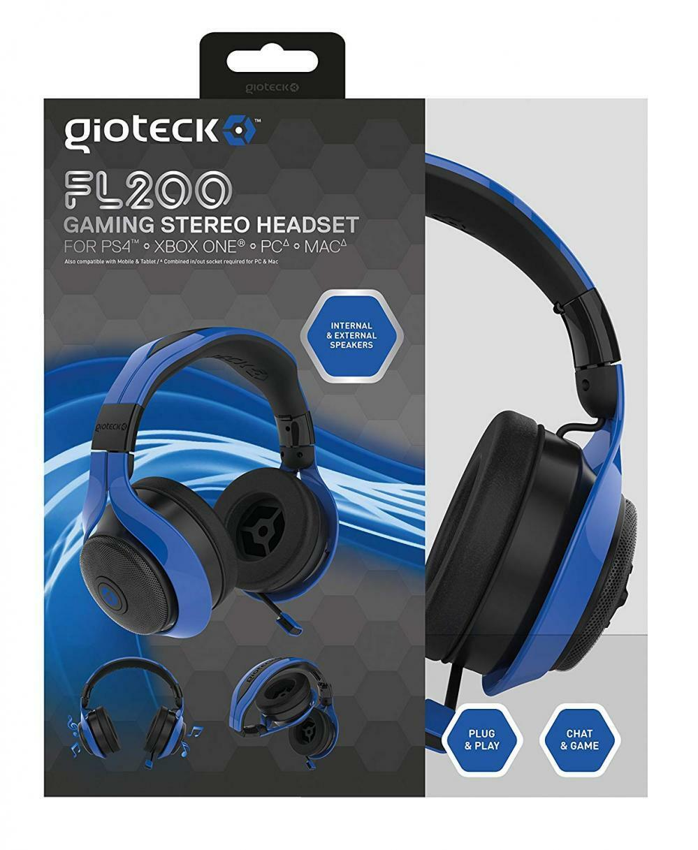 Auricular con cable - Gioteck FL200, Azul