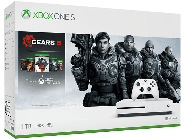 referir Susteen barato Consola | Xbox One S 1 TB, Blanca + Gears 5