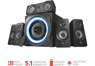 TRUST Enceintes Surround 5.1 GXT685 Tytan 180 W Noir (21738)