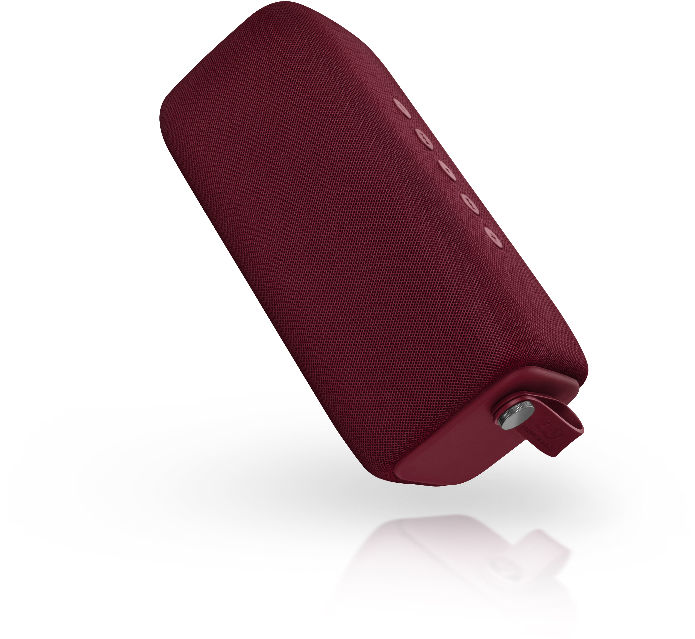 FRESH ‘N REBEL Rockbox Bold L Bluetooth Lautsprecher, Rubinrot, Wasserfest
