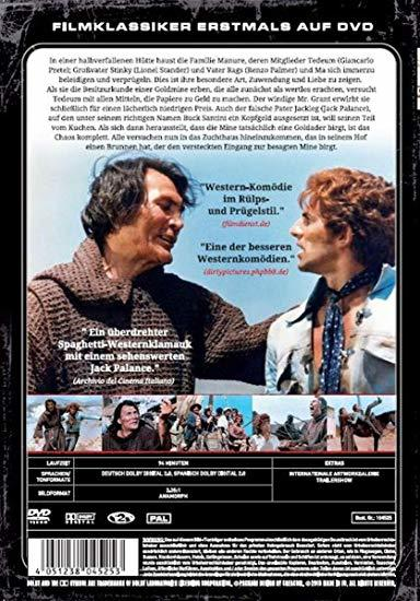 DVD-Hülle mit zwei interagierenden Männern. Text auf Deutsch und ein Bild einer Filmszene.
