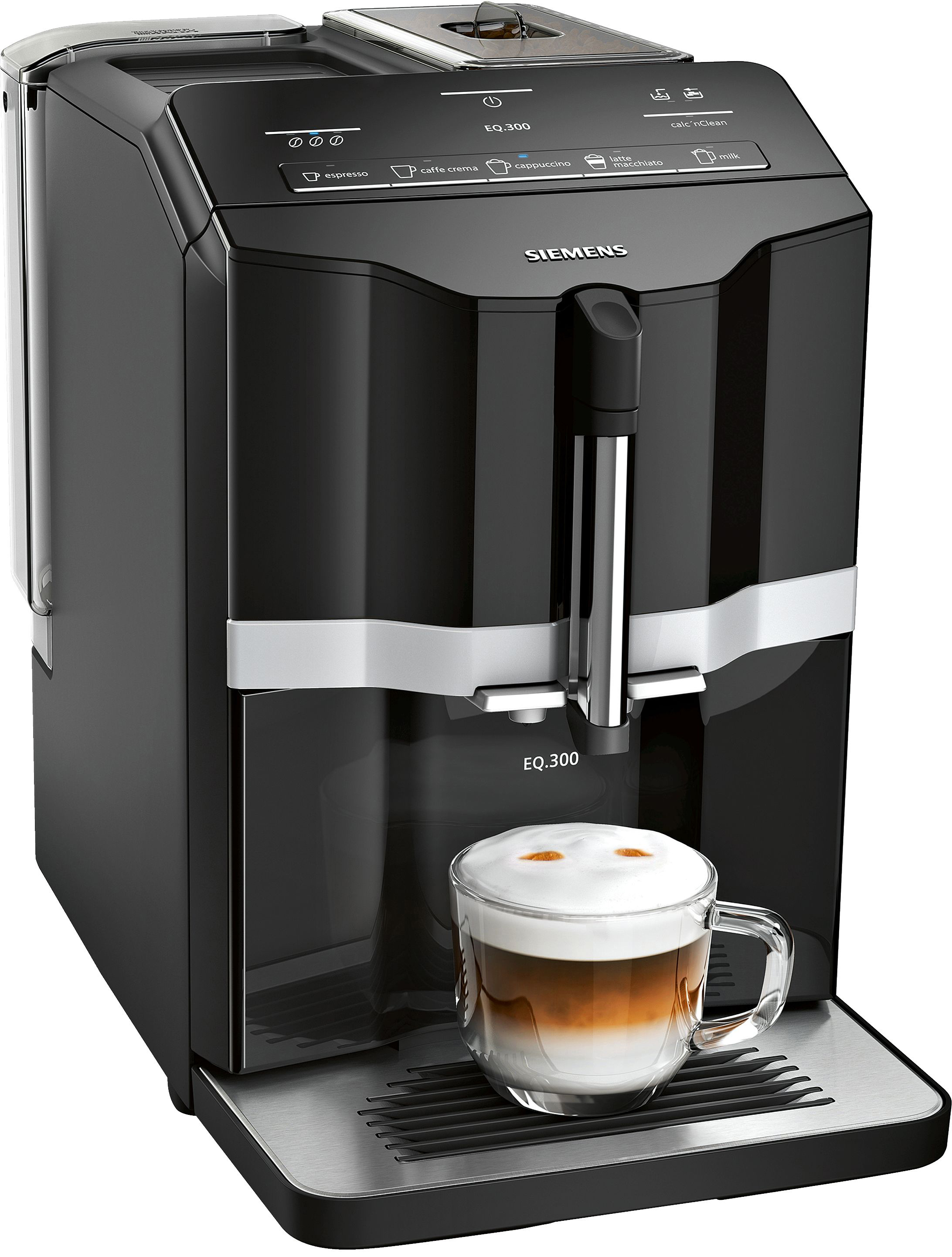 SIEMENS TI35109DE EQ.300 Kaffeevollautomat Schwarz