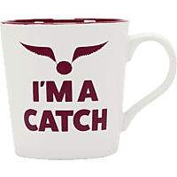 HALF MOON BAY Harry Potter Tasse Quidditch Catch Tasse, Weiß/Rot