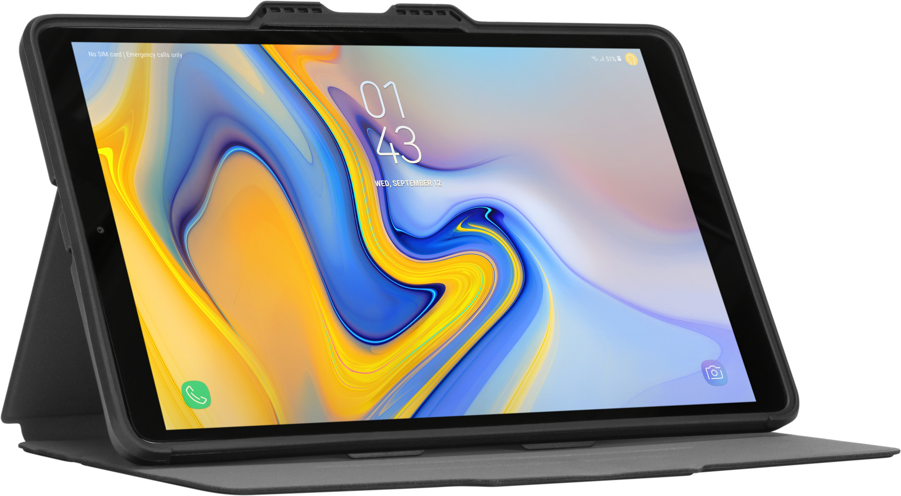 TARGUS Click-In-Hülle, Bookcover, Samsung, Galax Tab A (2019), Schwarz