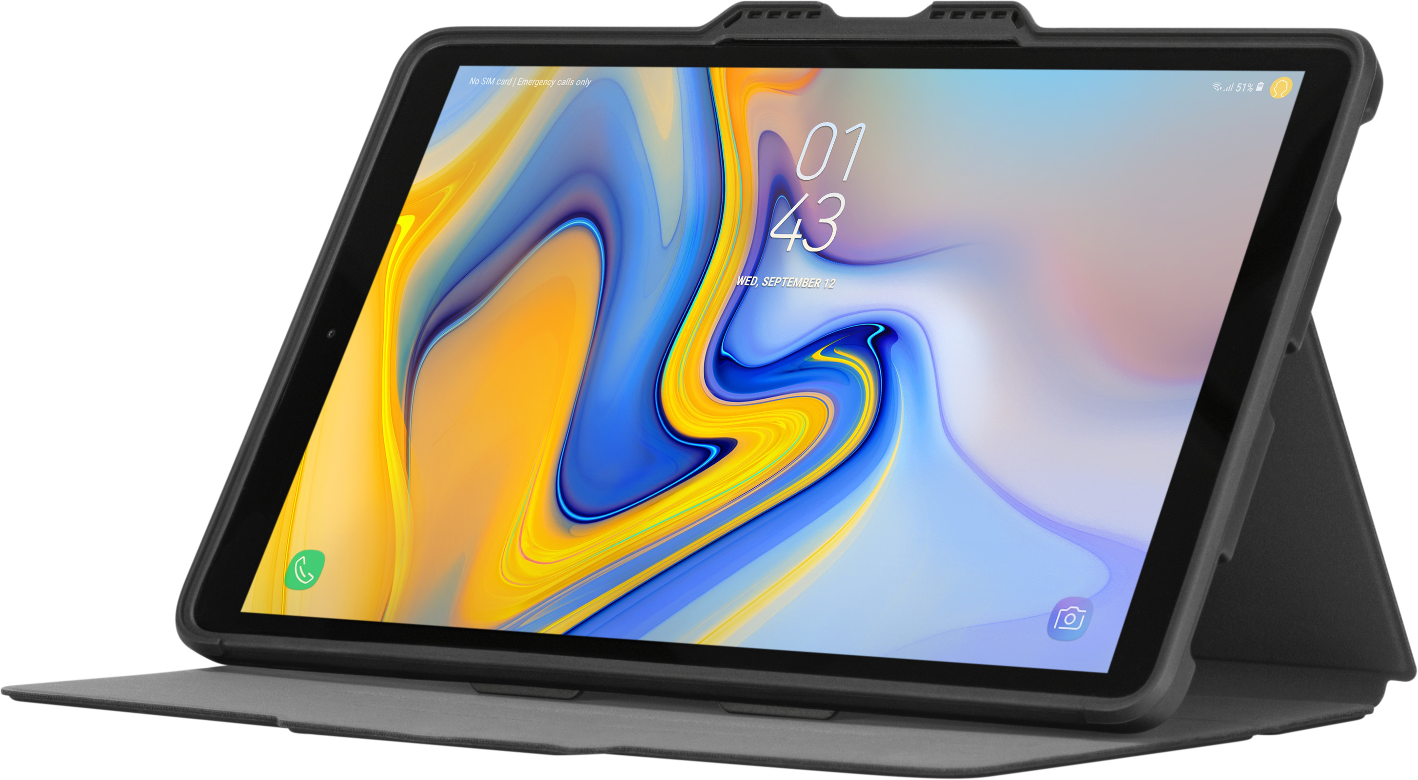 TARGUS Click-In-Hülle, Bookcover, Samsung, Galax Tab A (2019), Schwarz
