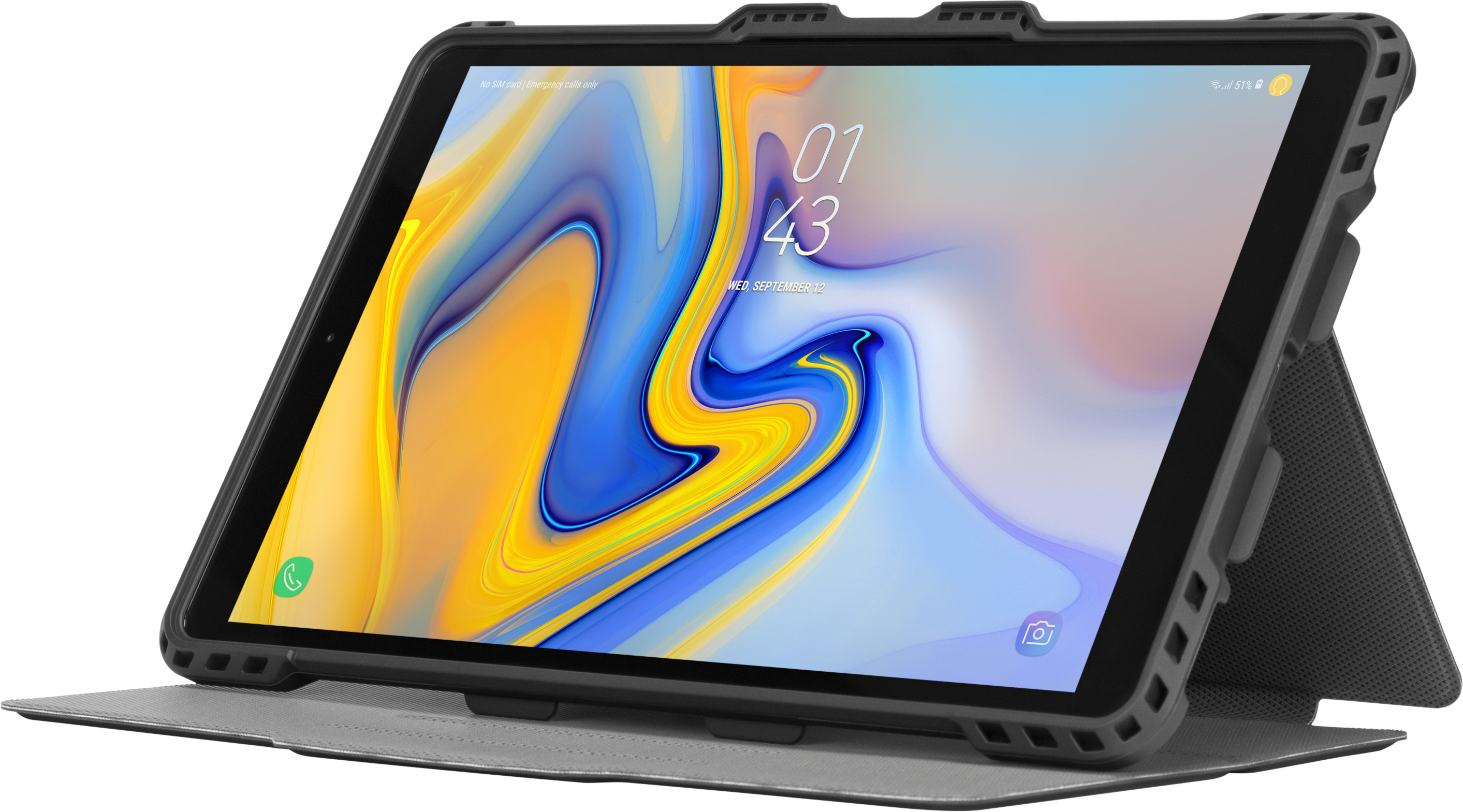 TARGUS Drehbare Hülle, Bookcover, Samsung, Galax Tab A (2019), Schwarz