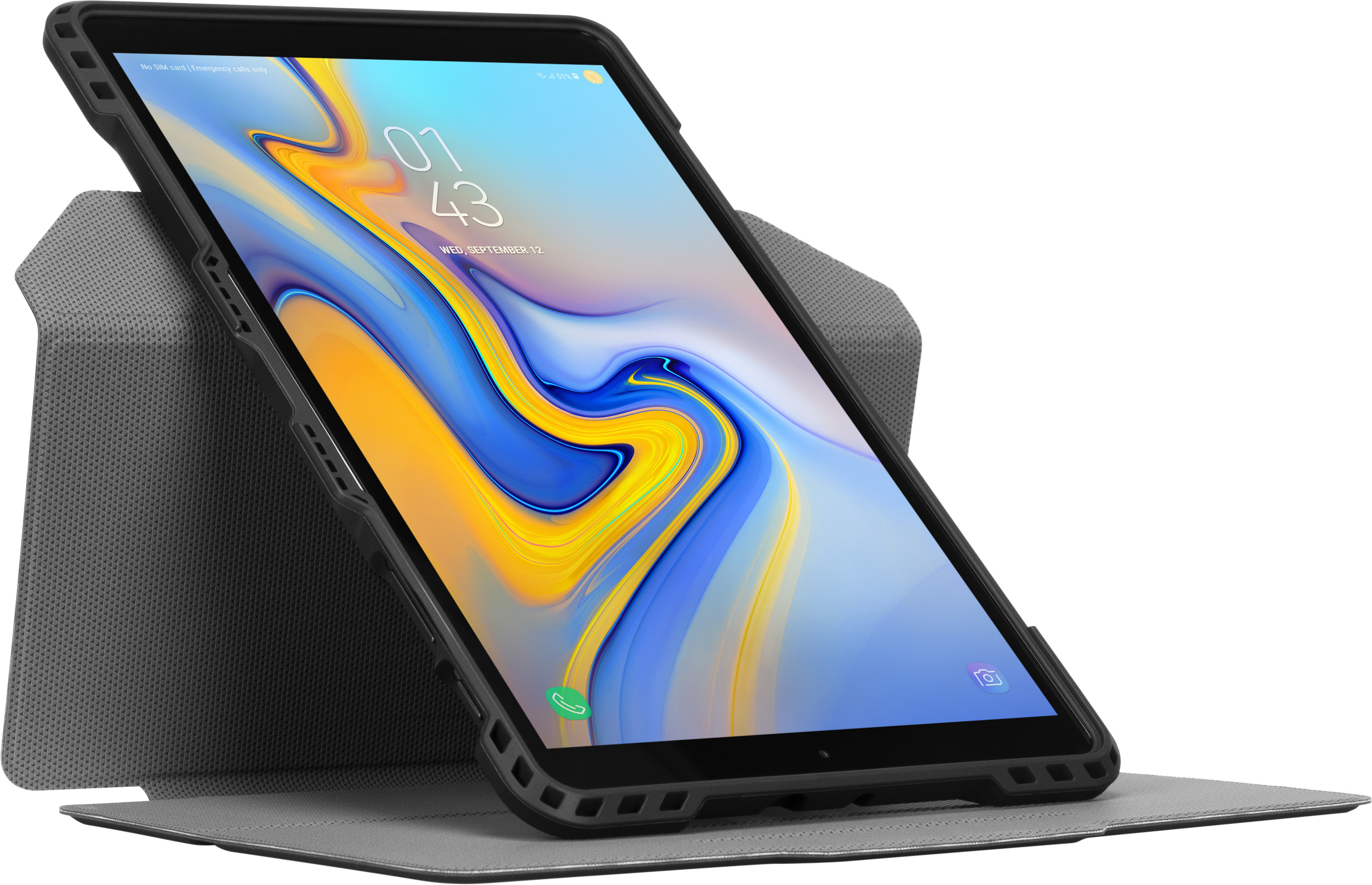 TARGUS Drehbare Hülle, Bookcover, Samsung, Galax Tab A (2019), Schwarz