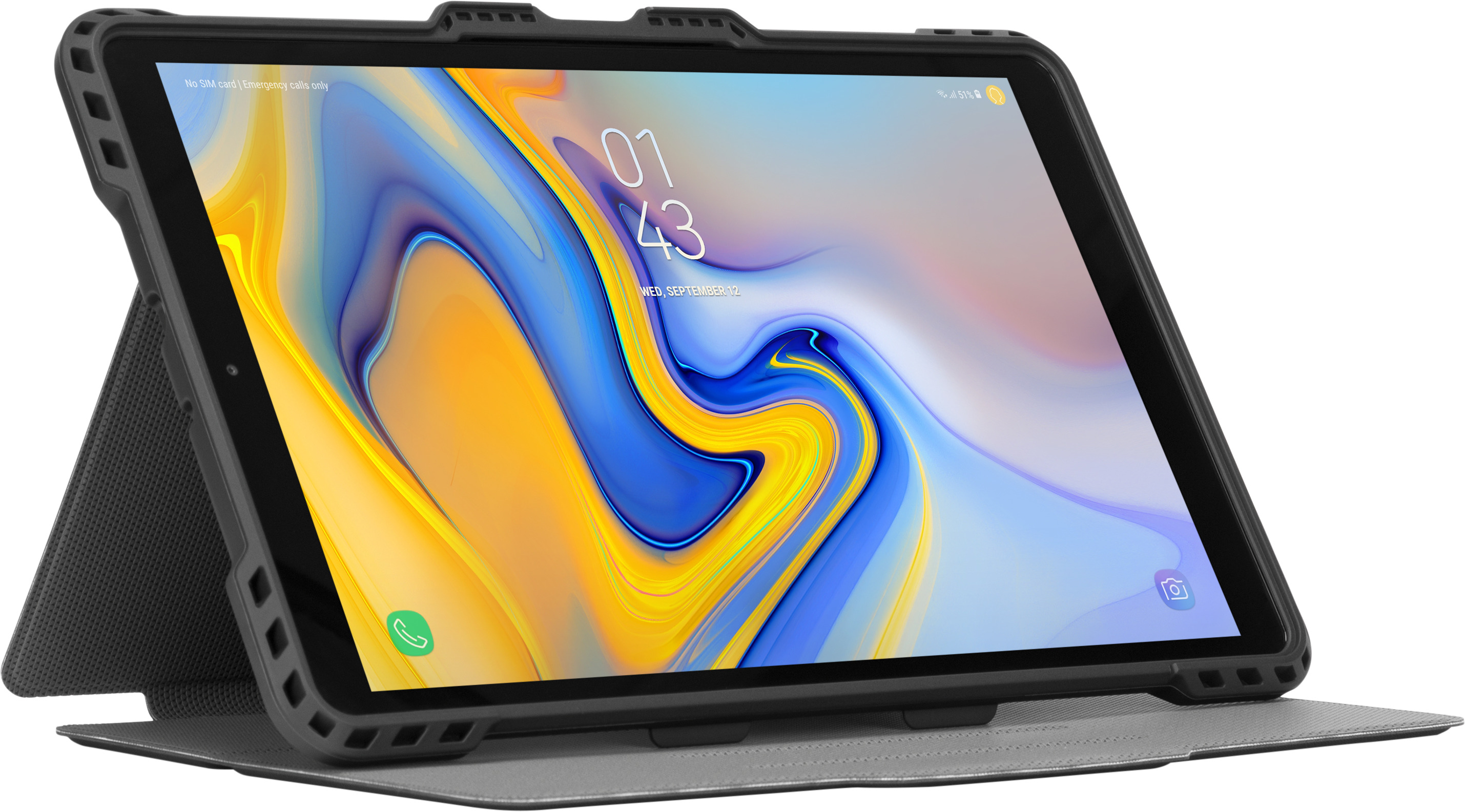 TARGUS Drehbare Hülle, Bookcover, Samsung, Galax Tab A (2019), Schwarz
