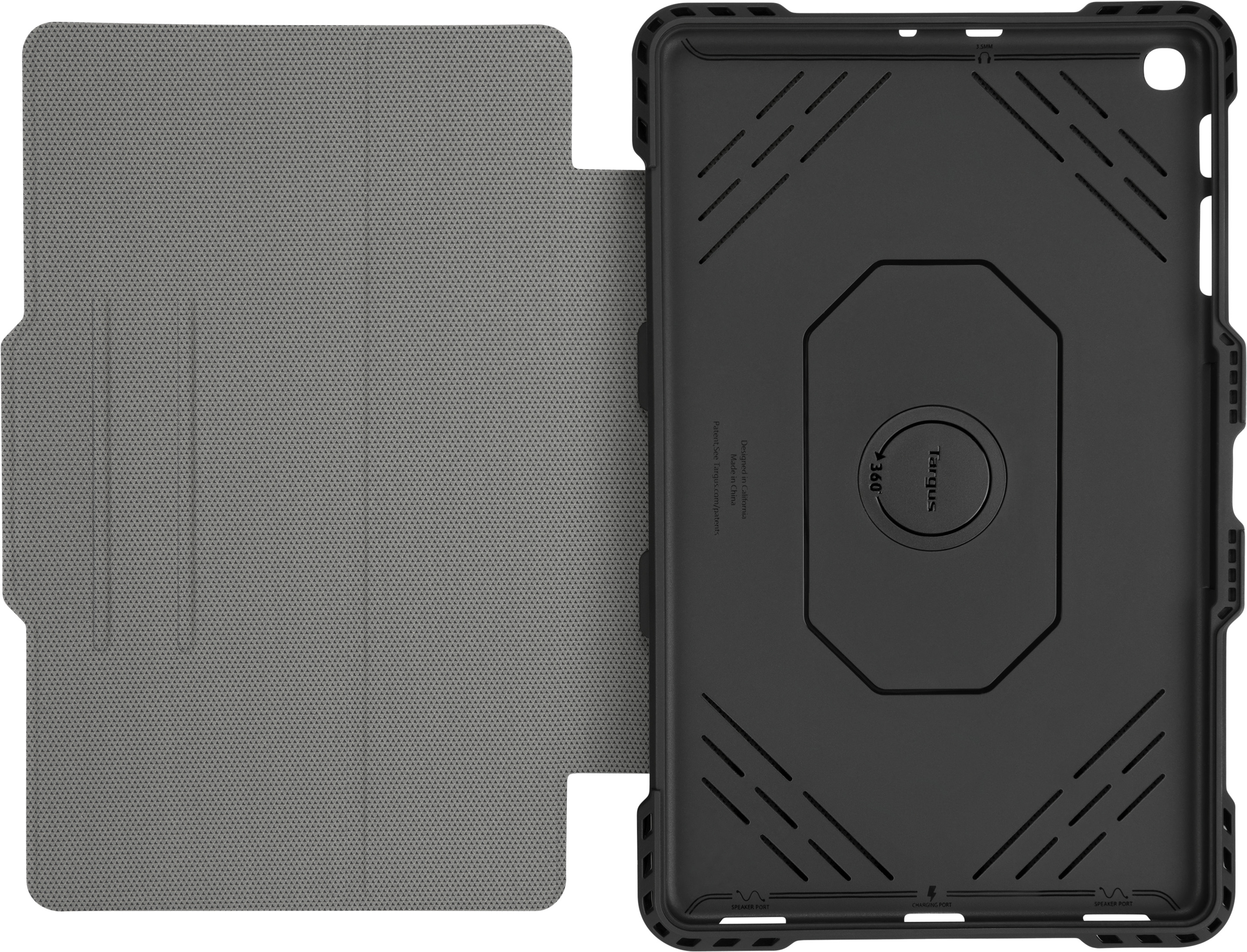 TARGUS Drehbare Hülle, Bookcover, Samsung, Galax Tab A (2019), Schwarz