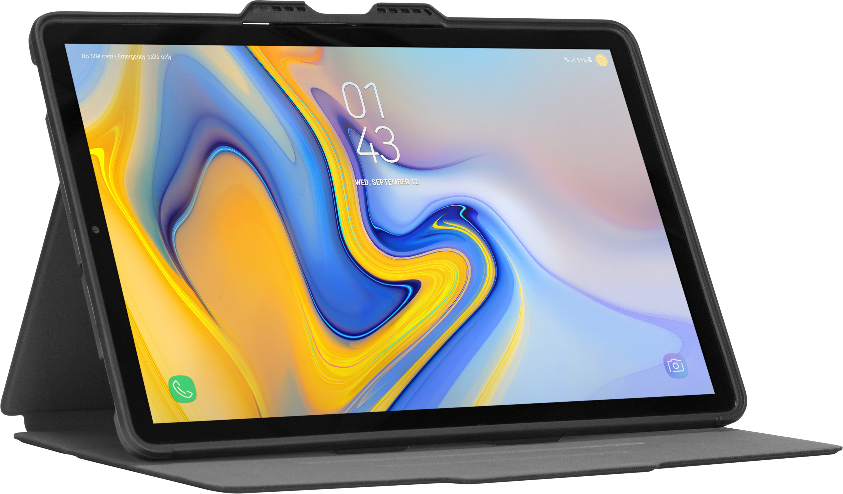 TARGUS Click-In-Hülle, Bookcover, Samsung, Galaxy Tab S5e (2019), Schwarz