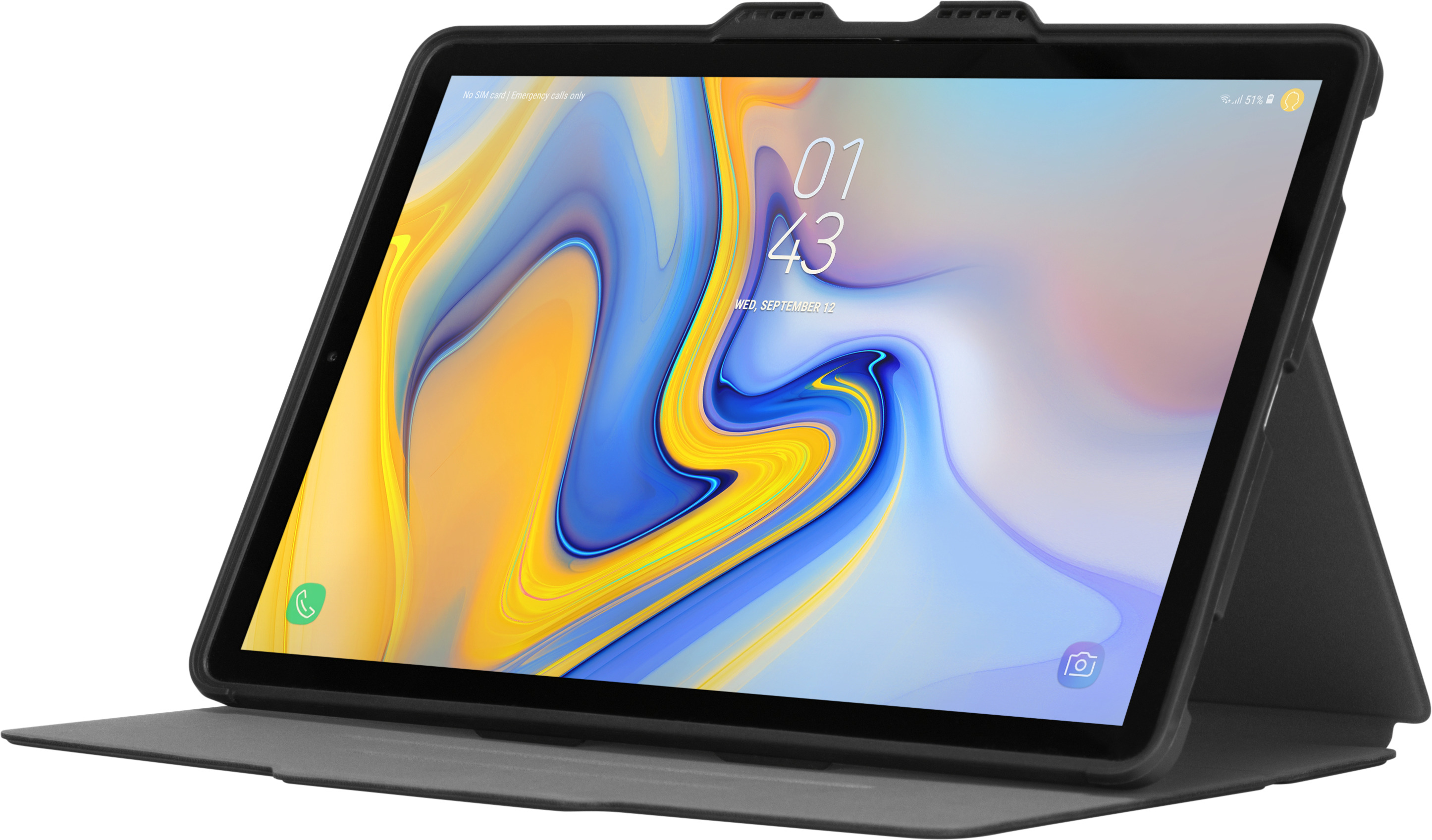 TARGUS Click-In-Hülle, Bookcover, Samsung, Galaxy Tab S5e (2019), Schwarz