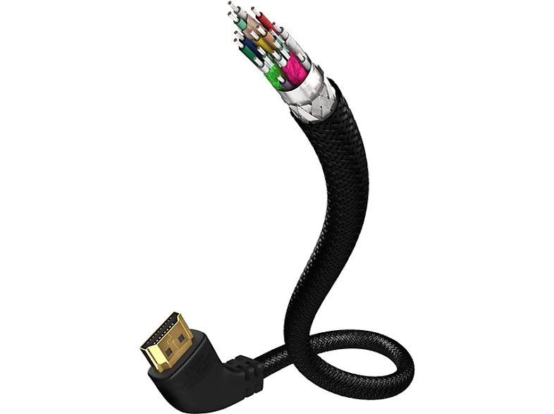 EAGLE CABLE Eagle Deluxe HDMI 90°kábel, 0,8 m (10011008)