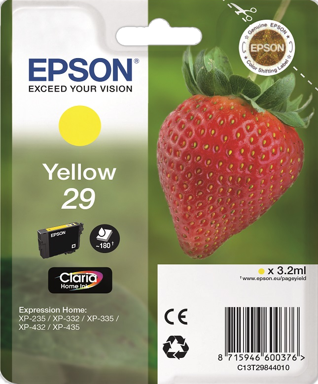 EPSON T2984 NO.29 Sárga tintapatron