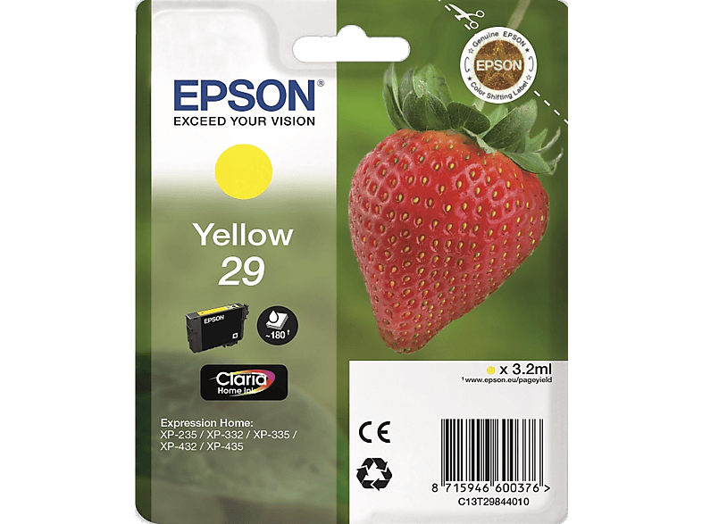 EPSON T2984 NO.29 Sárga tintapatron