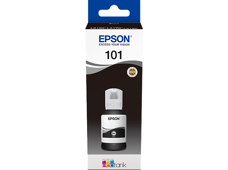 EPSON EcoTank 101 tintatartály, fekete (C13T03V14A)