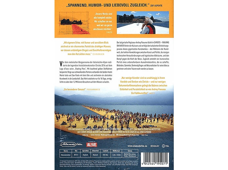 Thumbnail - Christo-Walking on Water DVD